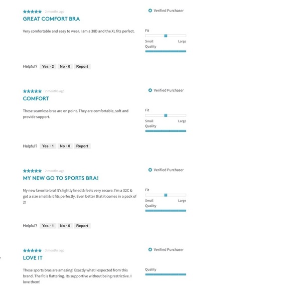 90 Degree By Reflex Seamless Bra Tops Pack of 2 - Picture 10 of 13